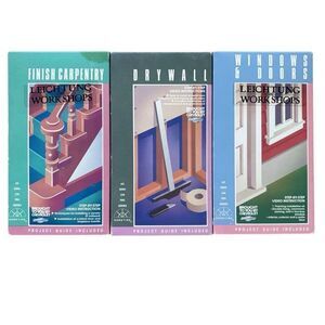 PBS Hometime Leichtung Workshops Home Improvement VHS Tapes